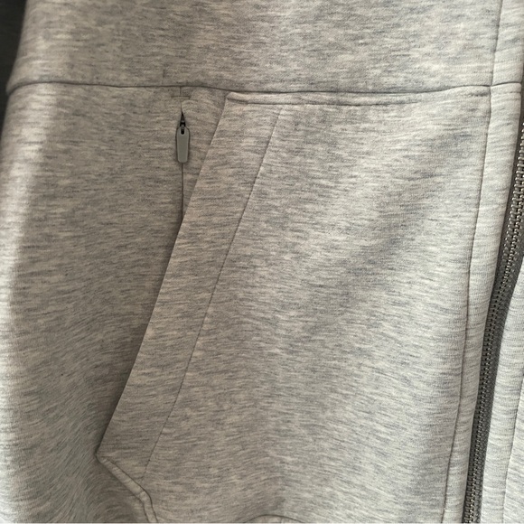 Abercrombie & Fitch YPB neoKNIT MAX Full-Zip Hoodie gray men’s unisex sz Small - Picture 10 of 13